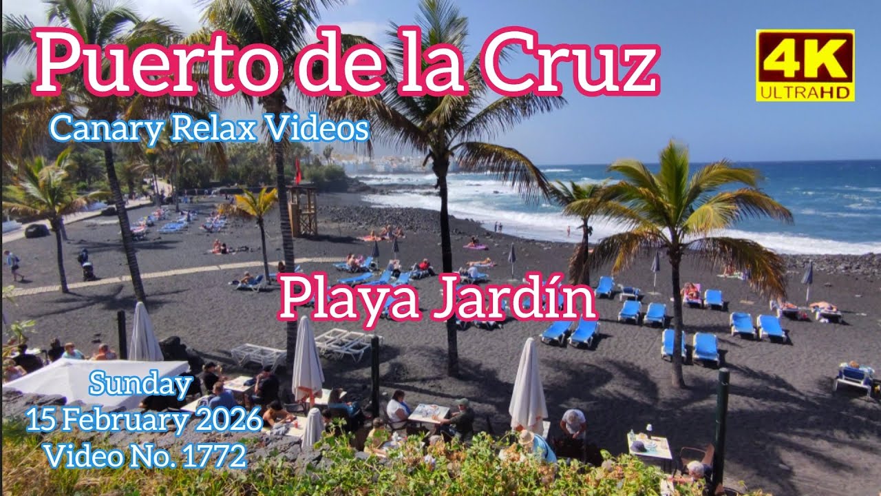Tenerife 🏝️ Puerto de la Cruz Playa Jardín Situation 