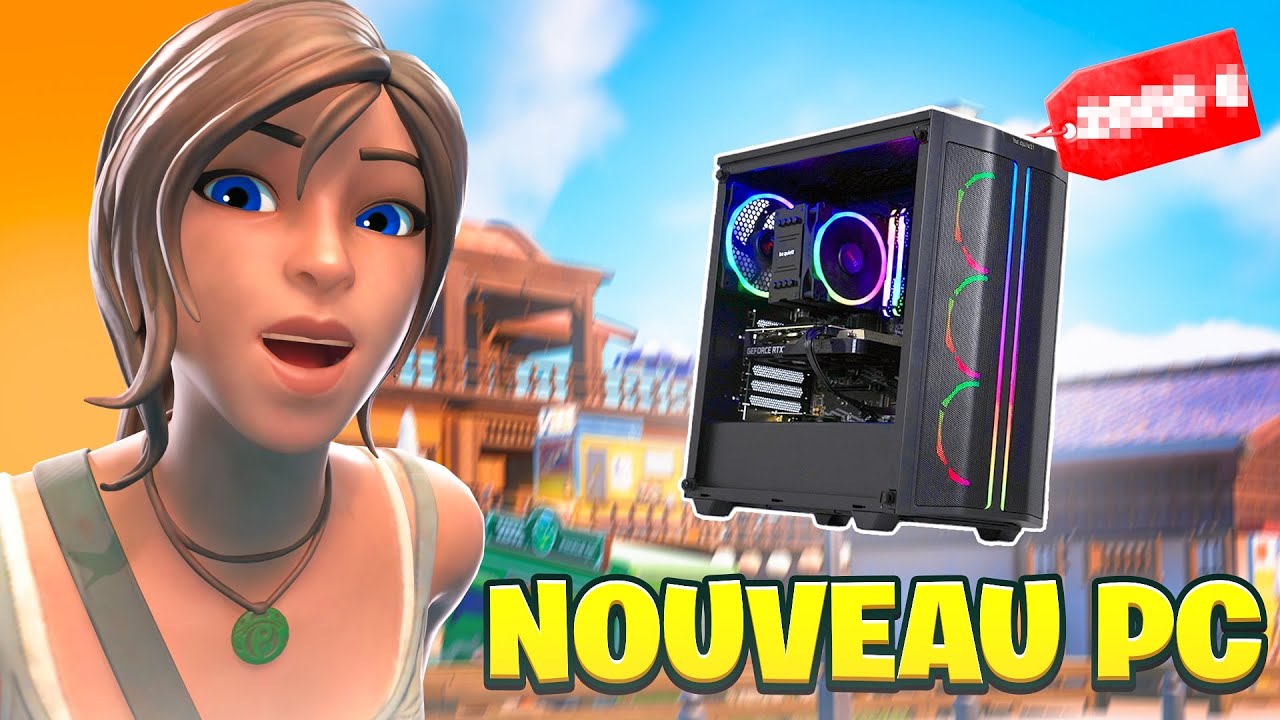 JE TESTE MON NOUVEAU PC GAMER SUR FORTNITE ! (il est incroyable🤩)