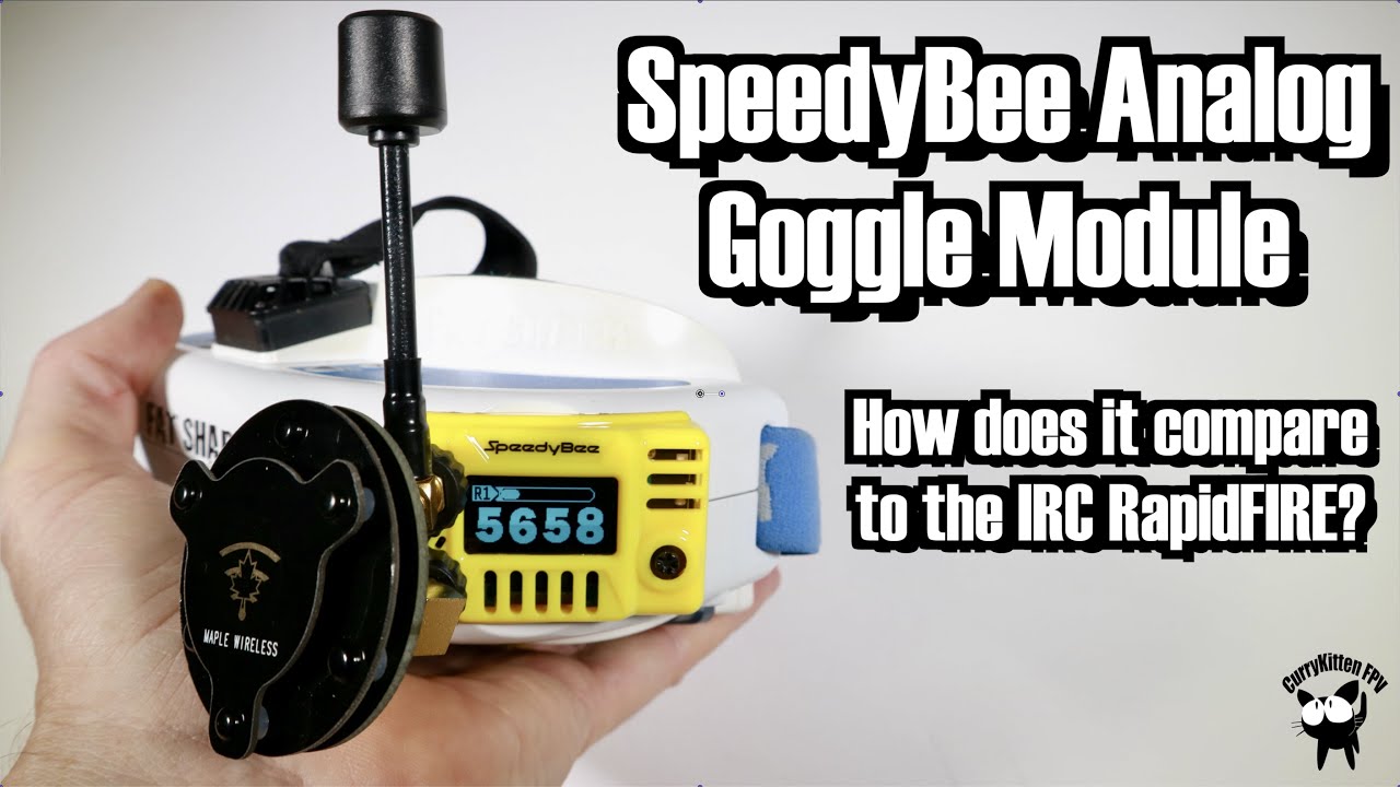 SpeedyBee Goggle Module:  Testing it out, and comparing to IRC RapidFIRE