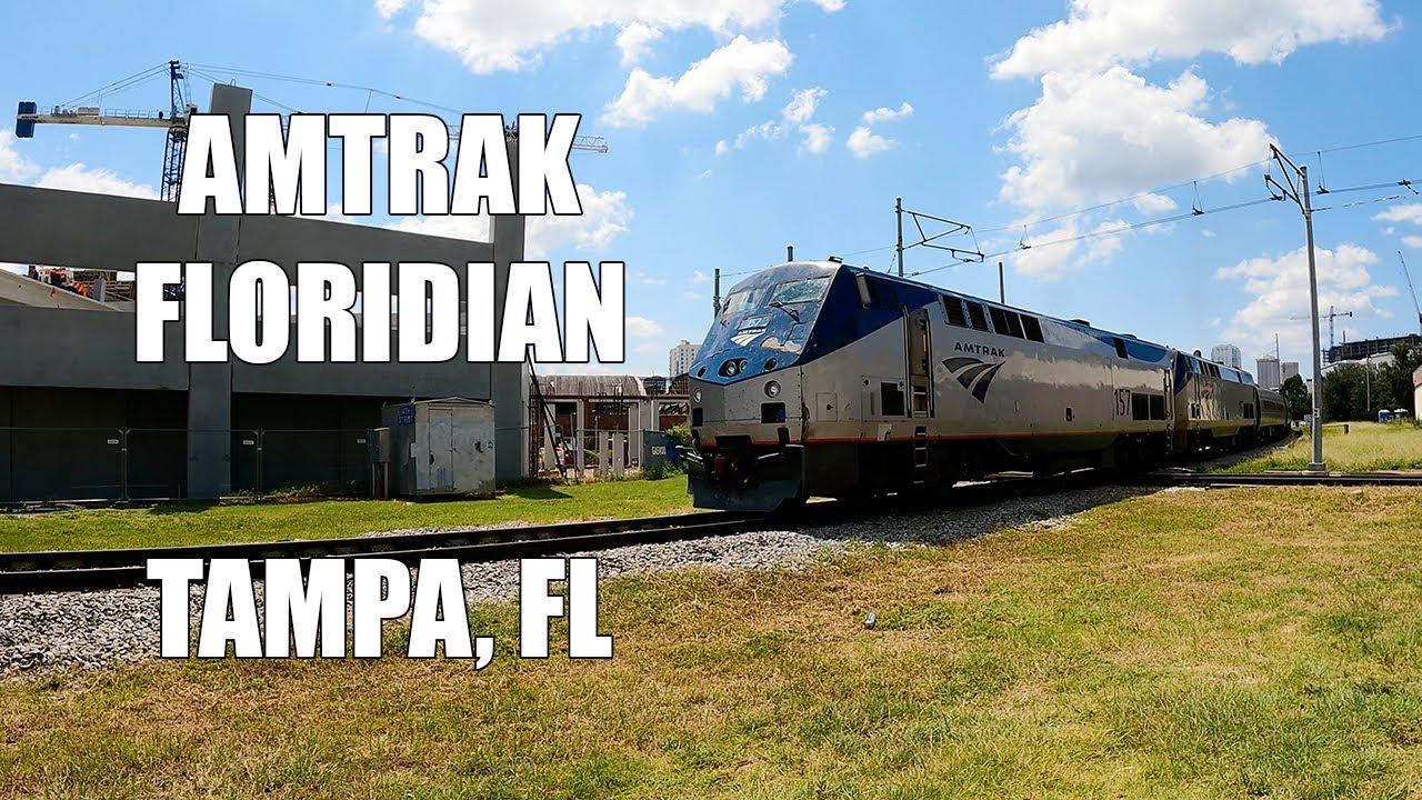 Amtrak Floridian Arriving and Departing Tampa, FL 9-20-25 w/TECO Streetcar