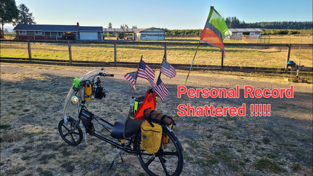 Tour Easy Easy Racer Recumbent Bicycle - Record Breaking Bicycle Ride !!!!