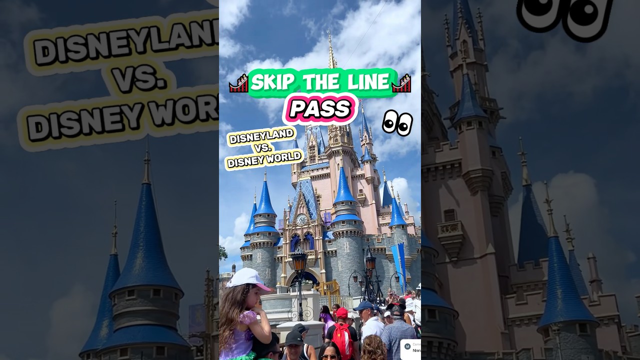 Disney Skip the Line Differences! 😮🏰 (Disney World vs. Disneyland Multi-Pass)