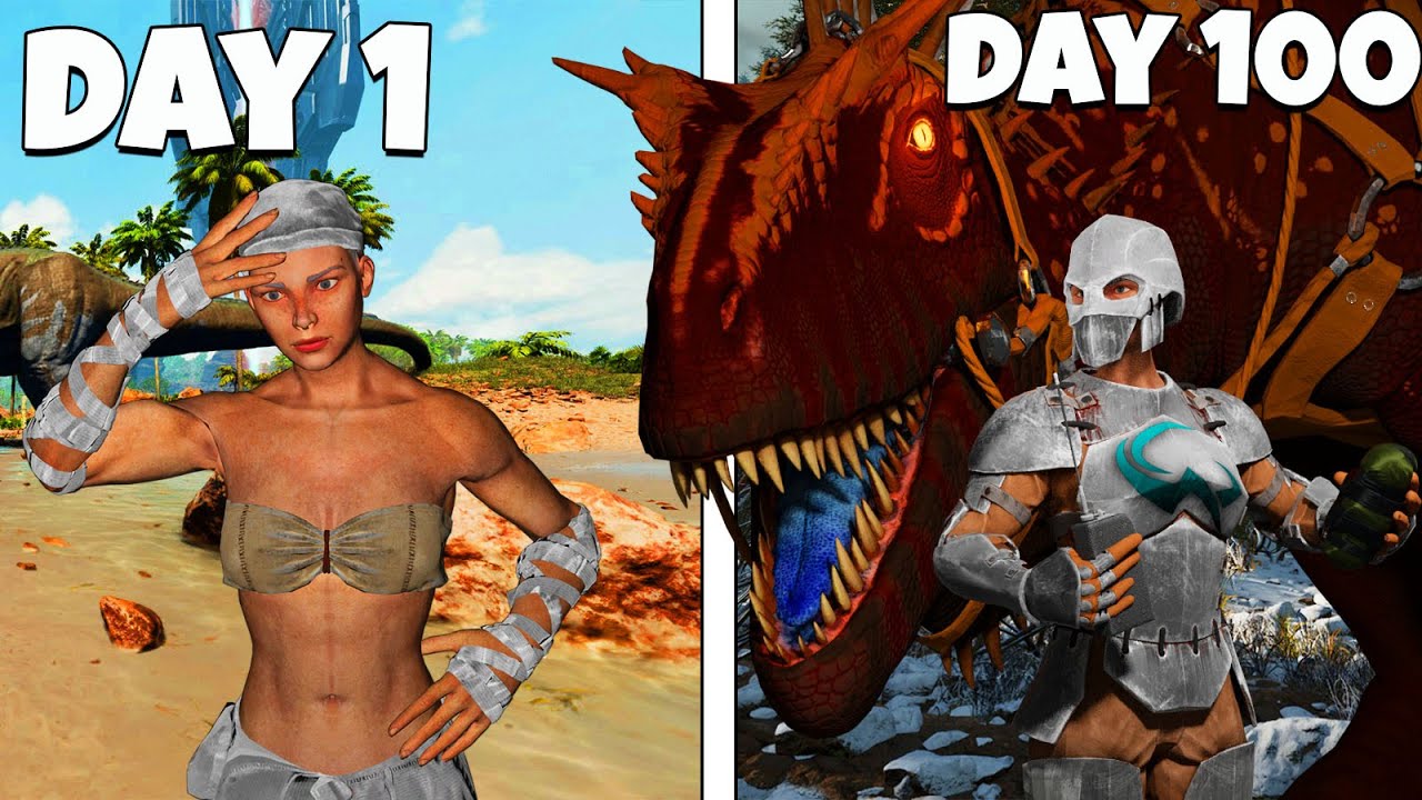 100 DAYS dans la ICE CAVE full SAISON 1 PVP