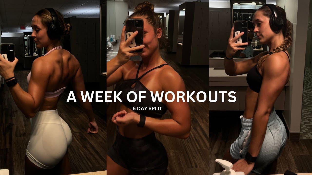 A Week of Workouts *6 Day Split* (Sets, Reps, Abs, and Cardio included)