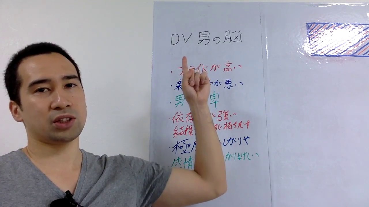 DV男の脳はどこが異常なの？改善は可能？