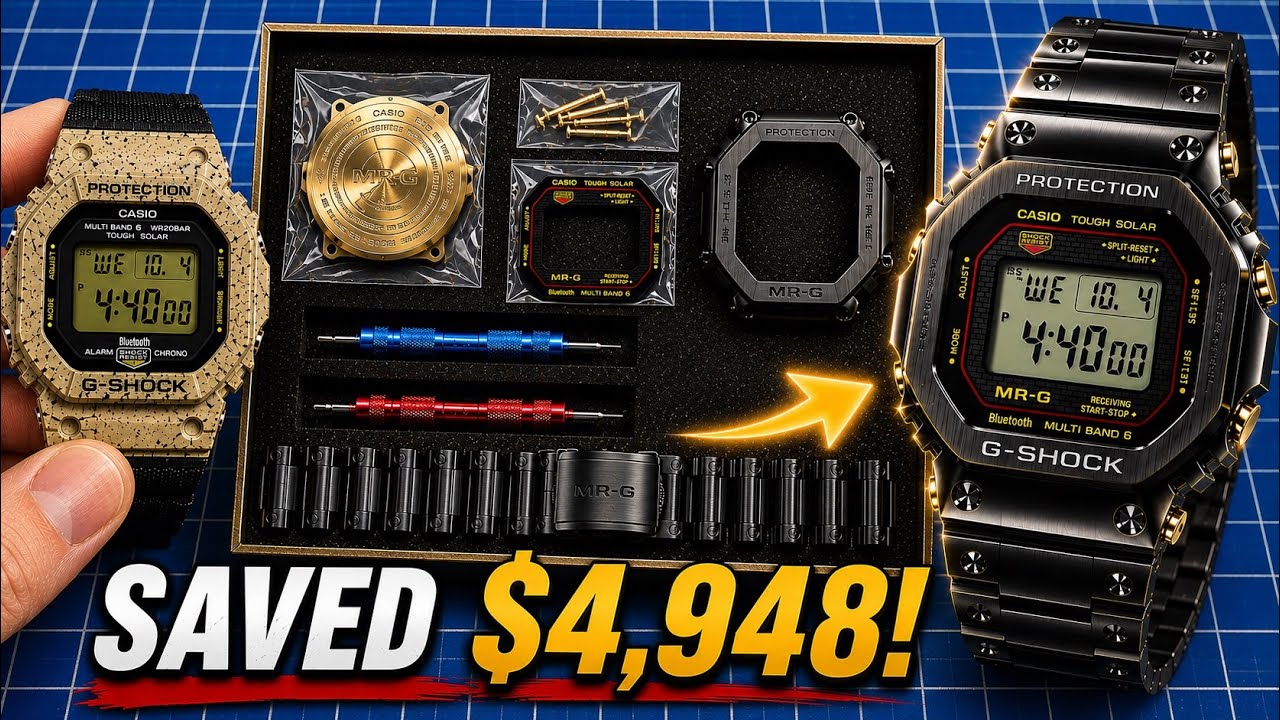 🤩 Я СОЗДАЛ САМЫЙ ЭПИЧЕСКИЙ G-Shock, чтобы СЭКОНОМИТЬ 4948 долларов! ⌚👑