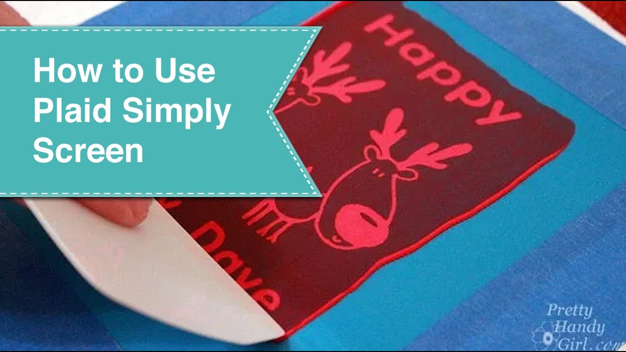 How to Use Plaid Simply Screen Silkscreen Kit
