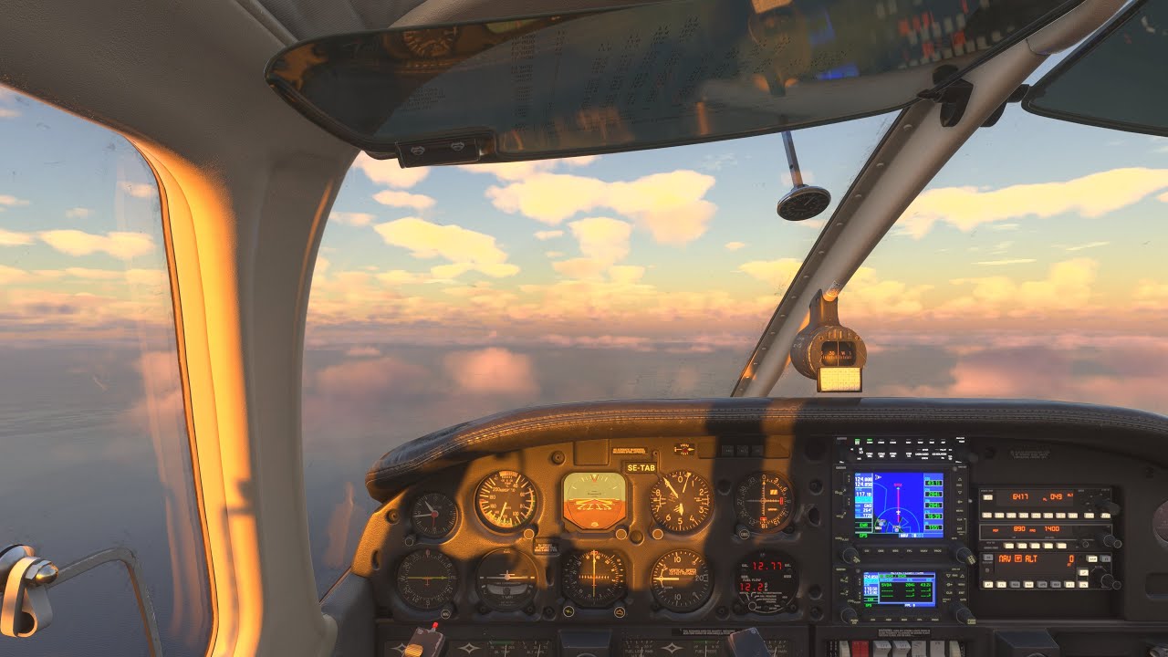 PA28, ILS-landing, MSFS 2024