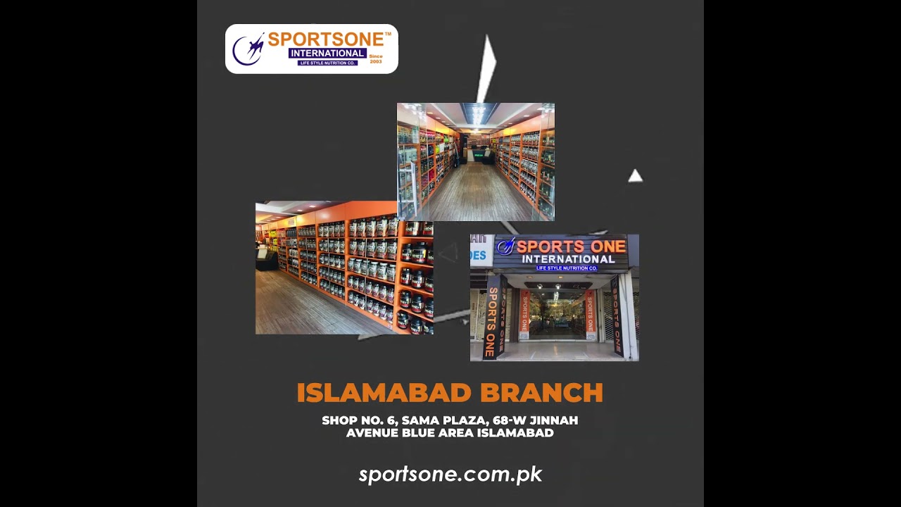 🏆 Pakistan’s No. 1 Supplement Store Chain - Sports One International
