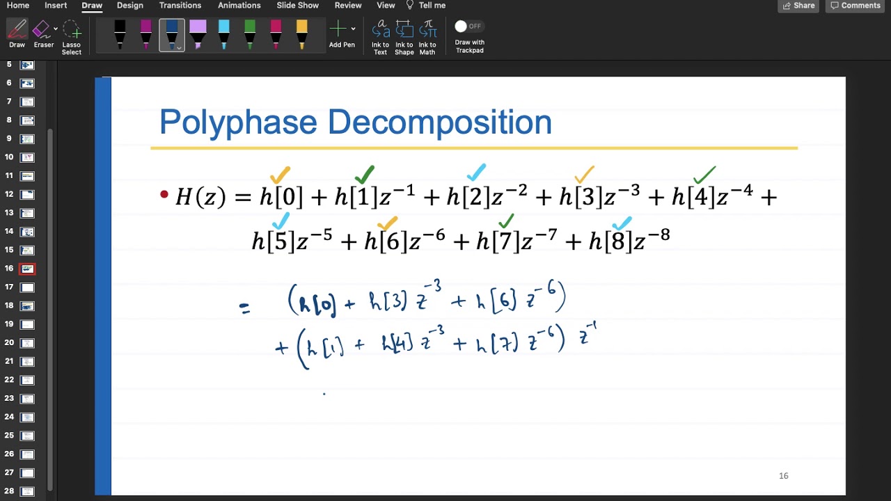 11_6: FIR filter structures