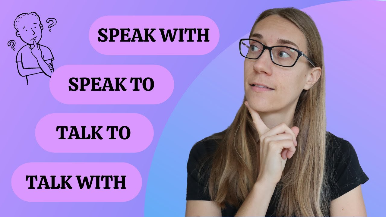 Mluvit s někým: Talk with, talk to, speak with nebo speak to someone?