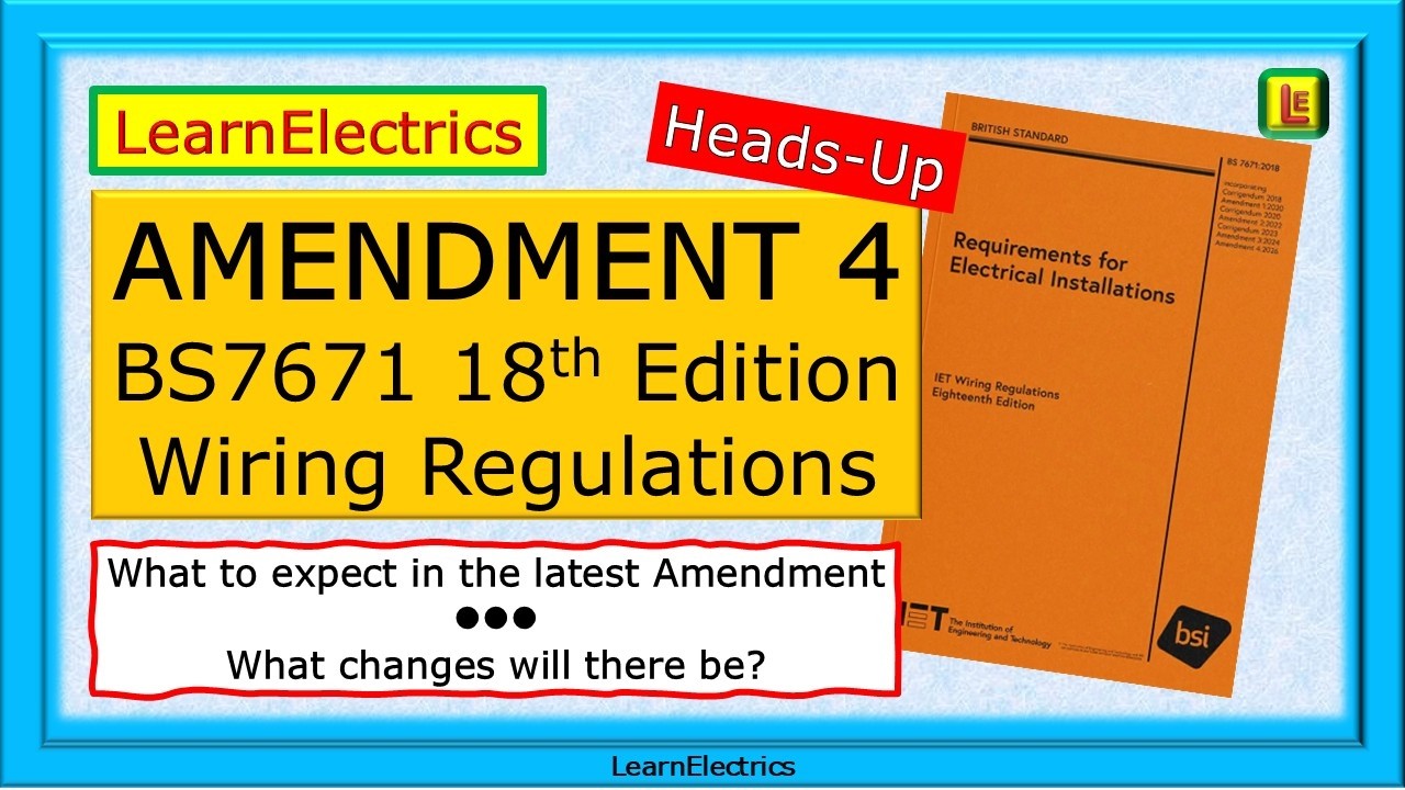 ПОПРАВКА 4 – 18-Е ИЗДАНИЕ BS7671 – ИНФОРМАЦИЯ О ТОМ, ЧЕГО ОЖИДАТЬ В СВЯЗИ С НОВОЙ ПОПРАВКОЙ В АПРЕЛЕ