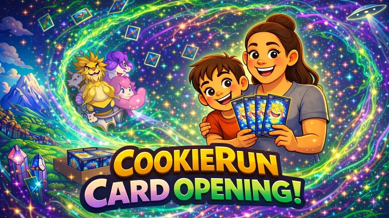Nothing better than watching my son openhis first Cookie Run packs 🍪✨️