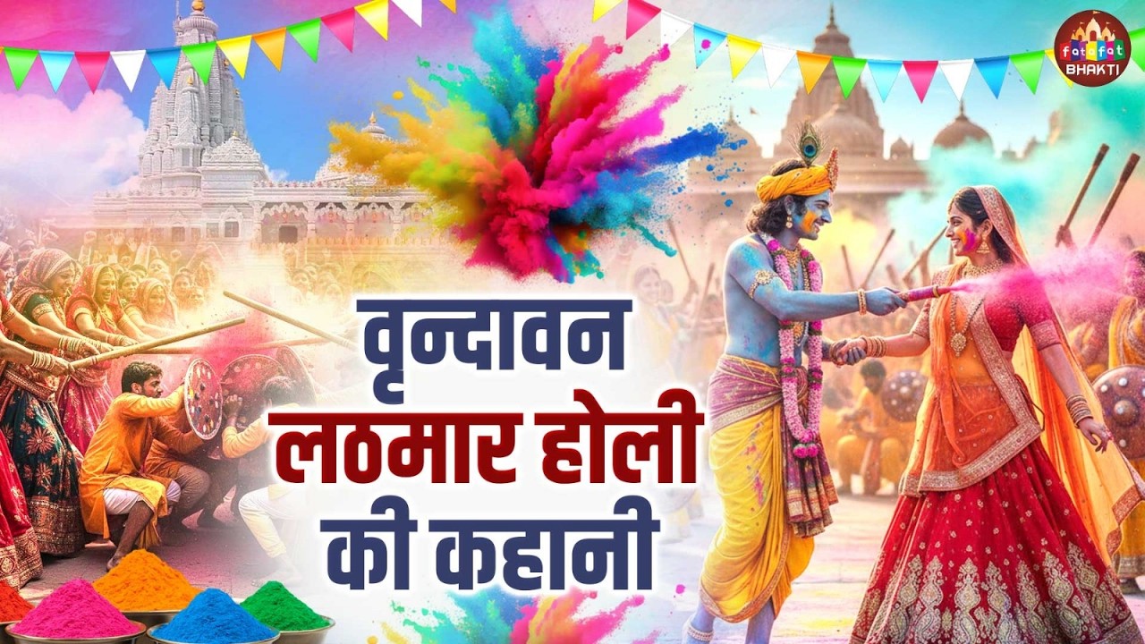 Lathmar Holi Ki Kahani 2026 | Barsana Nandgaon Holi Story | लठमार होली कथा 2026 | Lathmarholigatha