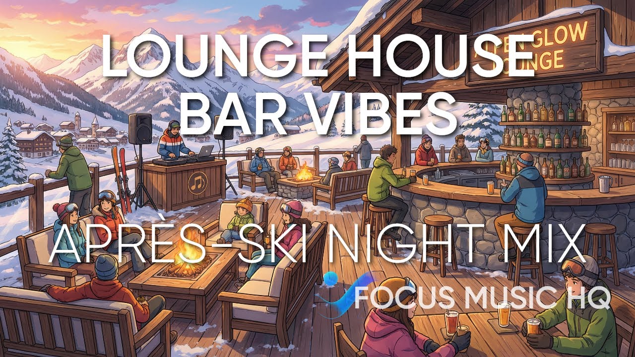 Lounge House Mix 🍸 Chill Beats for Rooftop Bars & Après-Ski Nights