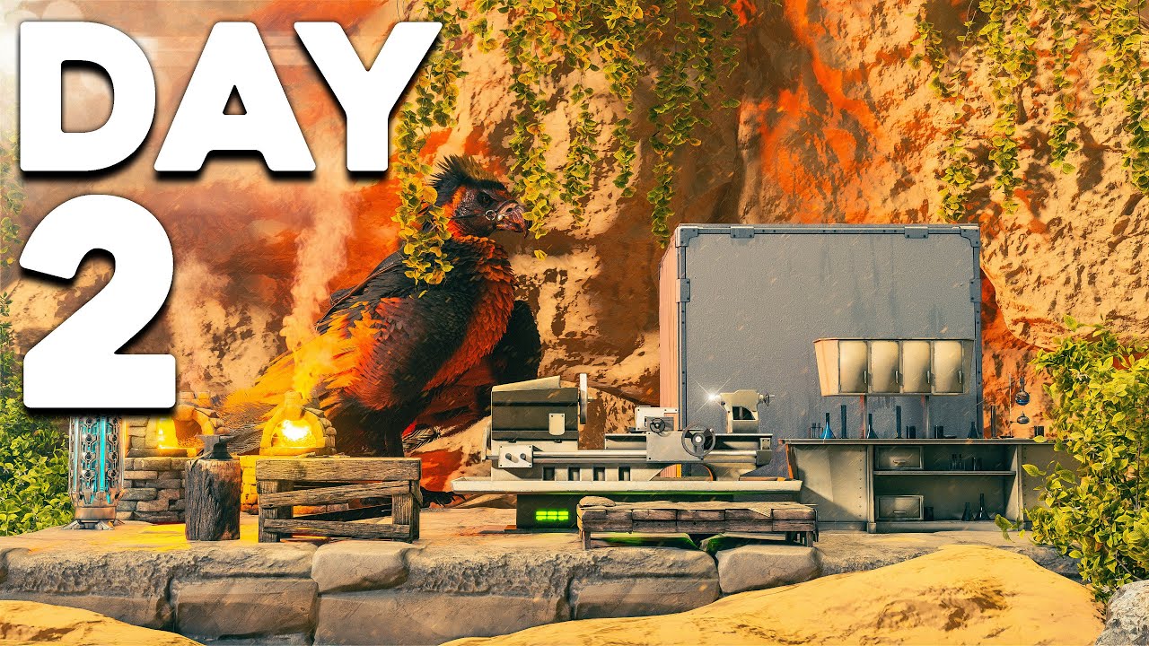 Claiming The Most UNDERRATED Center Cave & Early Game Raiding! - ARK Ascended PvP