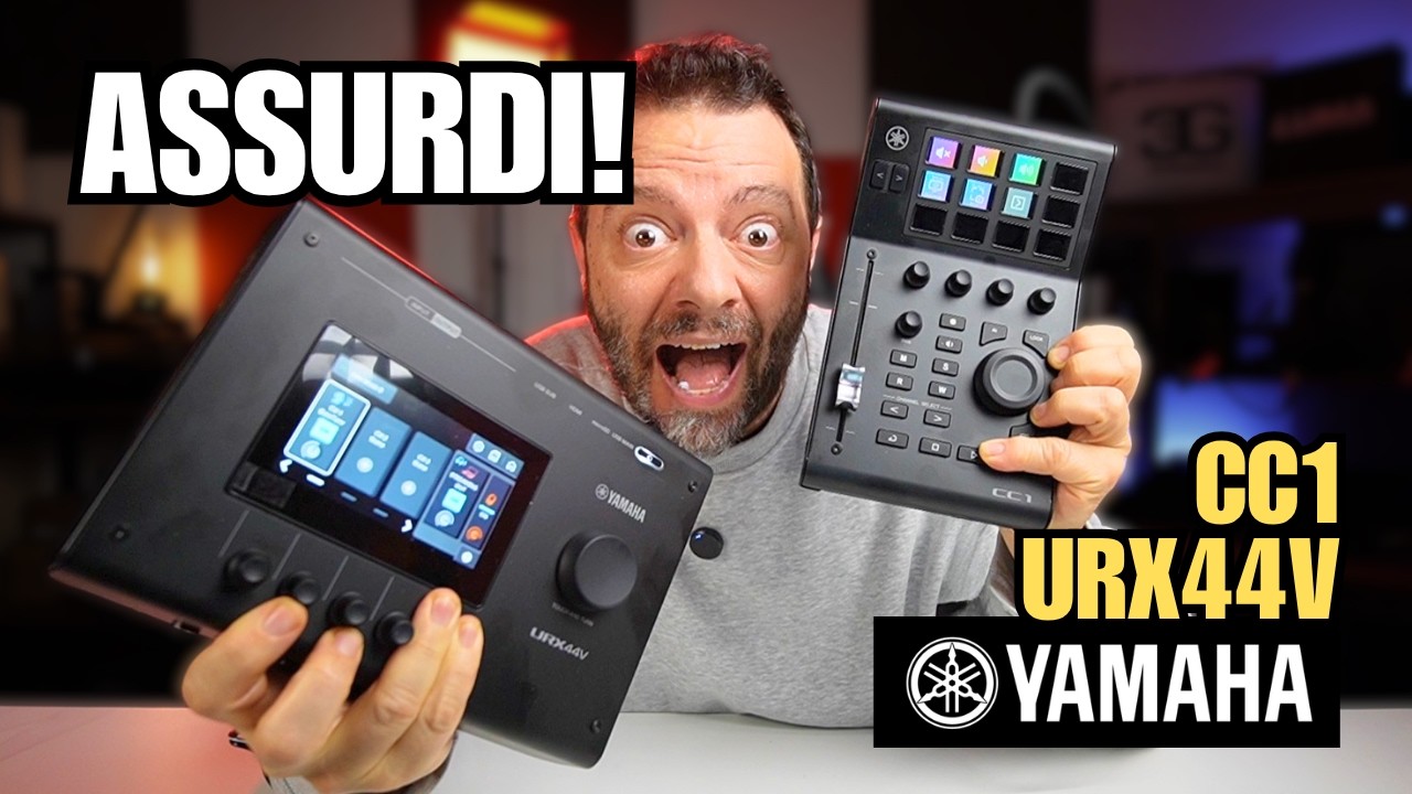 YAMAHA CC1 - URX44V | Due strumenti ASSURDI per PRODUCER PODCAST BAND LIVE | StrumentiMusicali.net