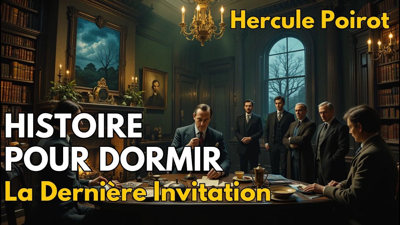 🎧 Hercule Poirot, Agatha Christie | Histoire Audio Relaxante pour Dormir 🌙 - La Dernière Invitation