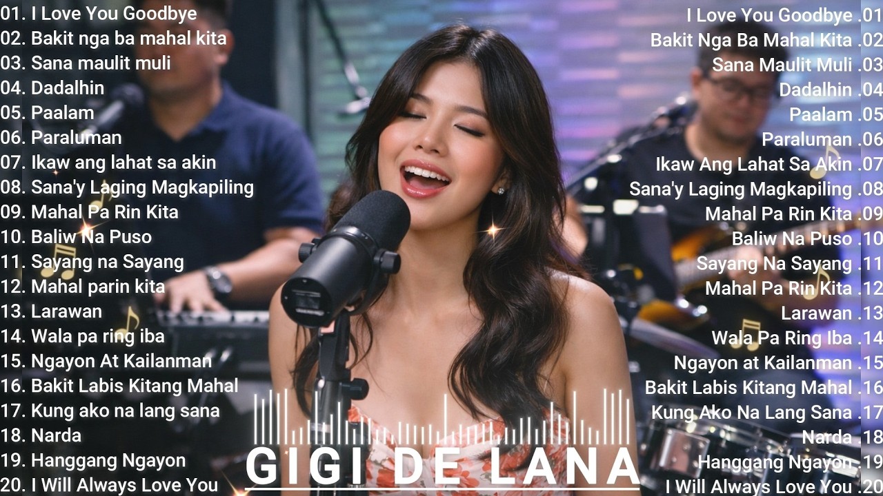 OPM BEST REMIX POWER BALLAD GIGI DE LANA | Dramatic Pop Rock style Live Band | Emotional Playlist