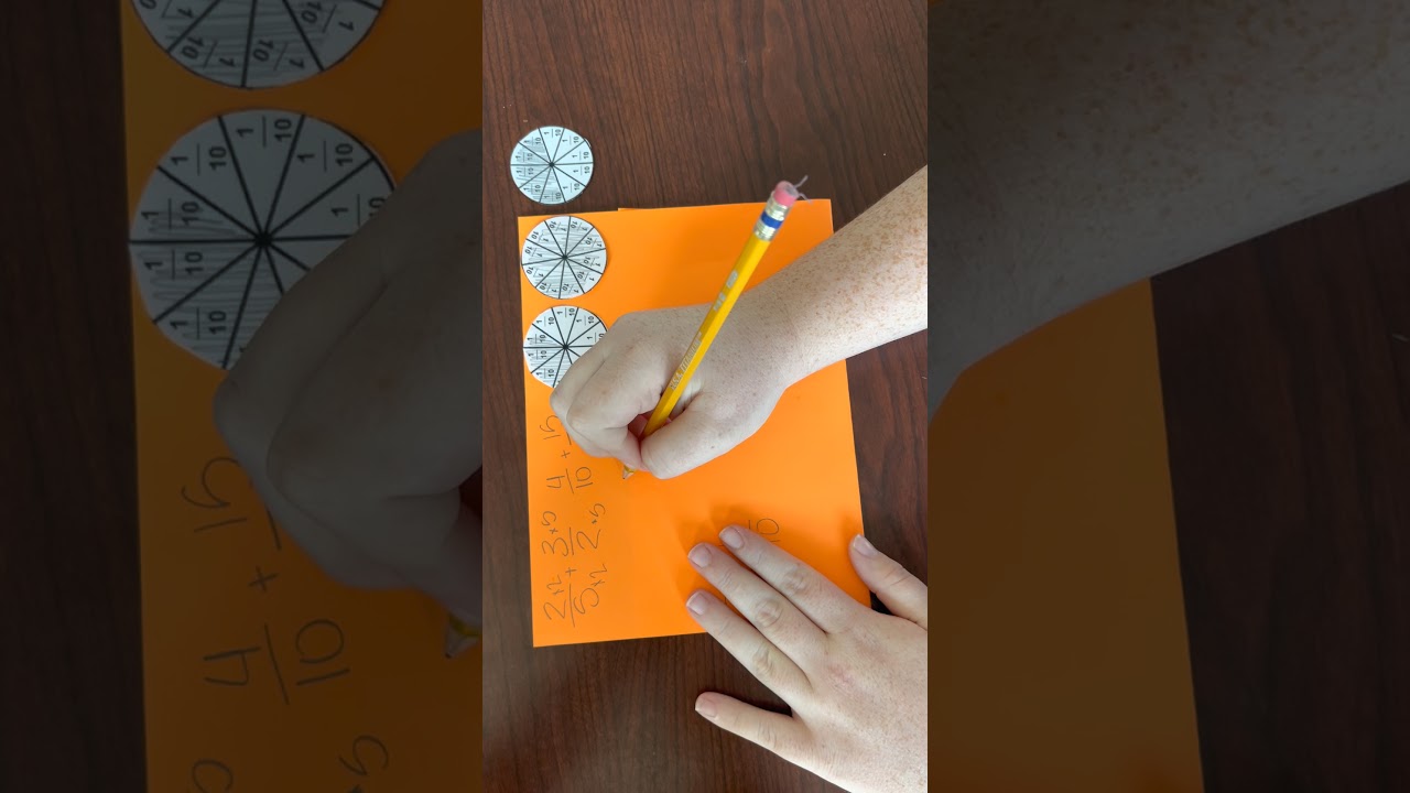Adding and Subtracting Fractions Using Fraction Circles