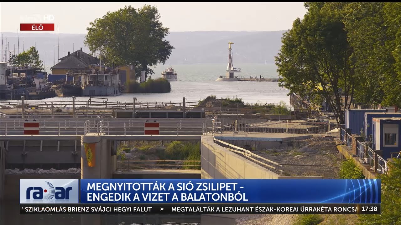 Radar - Megnyitották a Sió zsilipet (2023-06-16) - HÍR TV