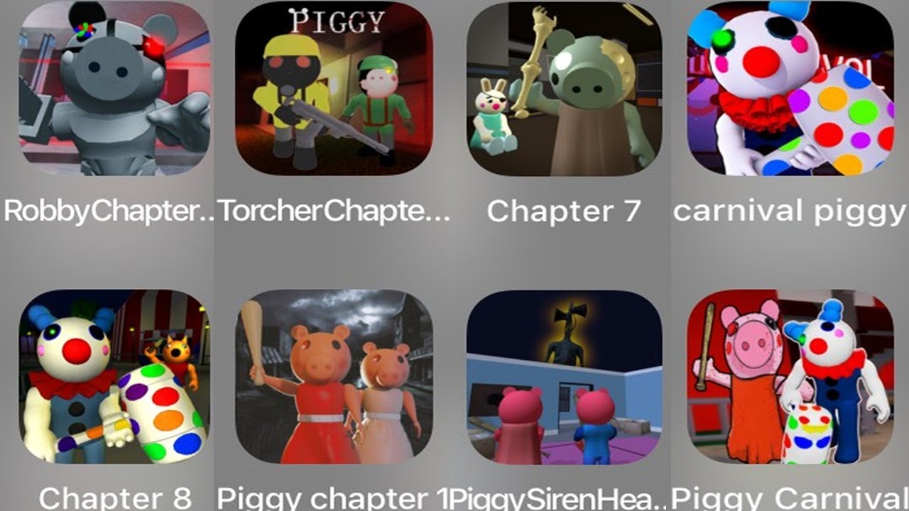 Robby Chapter,Torcher Chapter Piggy,Carnival Piggy,Piggy Chapter 8,Piggy Chapter,Piggy Siren head,