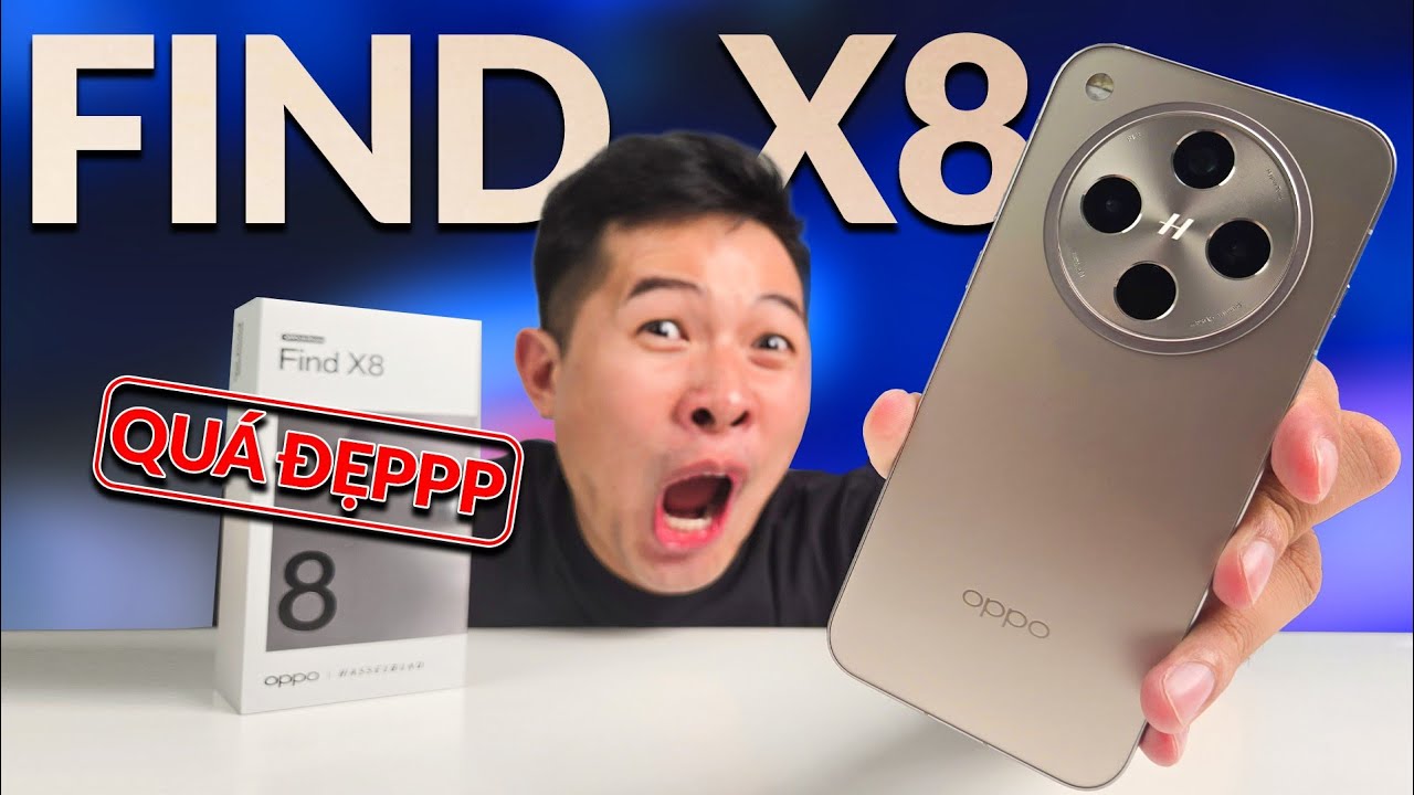 TRÊN TAY OPPO FIND X8: TA NÓI NÓ ĐẸP ĐỈNH NÓC KỊCH TRẦN!!