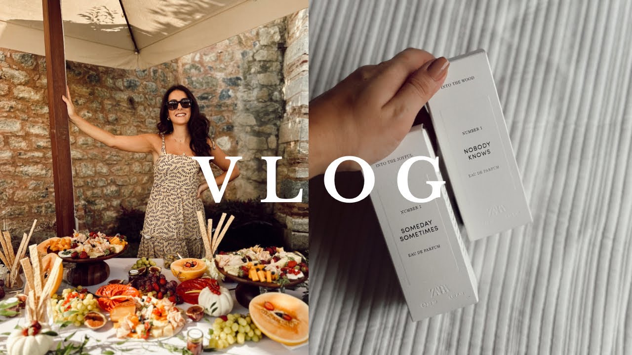 VLOG. Yeni Zara parfümler. Bonheur ile düğün için grazing table. Hızlı bir valiz hazırlığı.
