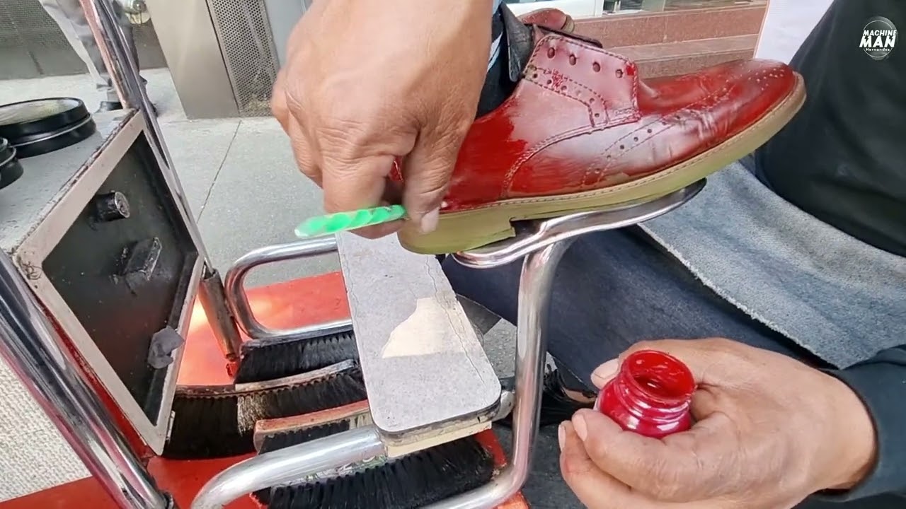 asmr  #video #relajante milagro en zapatos #viejos #cambio color en mal estado  a #relucientes