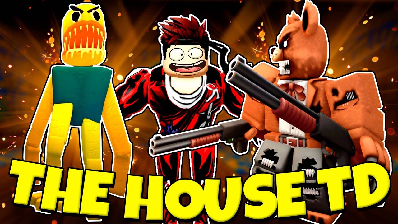 ОБОРОНА БАЗЫ ОТ СТРАШНЫХ МОНСТРОВ В СИМУЛЯТОРЕ THE HOUSE TOWER DEFENSE РОБЛОКС !