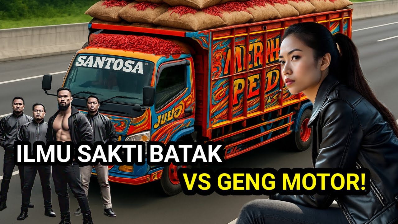 TAK DI SANGKA! SOPIR TRUK CANTIK LAWAN PREMAN JALANAN DENGAN ILMU SAKTI BATAK
