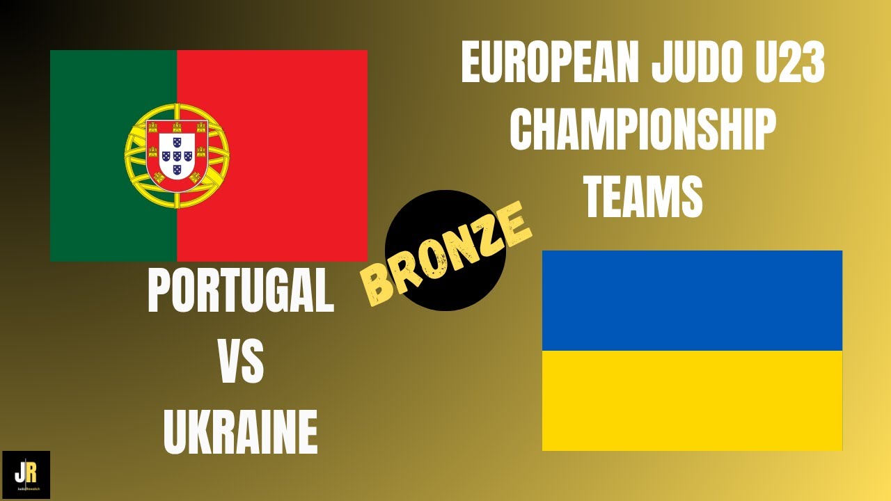 PORTUGAL 🇵🇹 VS UKRAINE 🇺🇦 European Judo Championships U23 TEAMS | Bronze medal contest