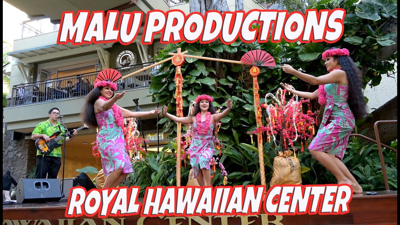 Malu Productions Royal Hawaiian Center's Royal Grove at Helumoa Free Hula Show February 16, 2024