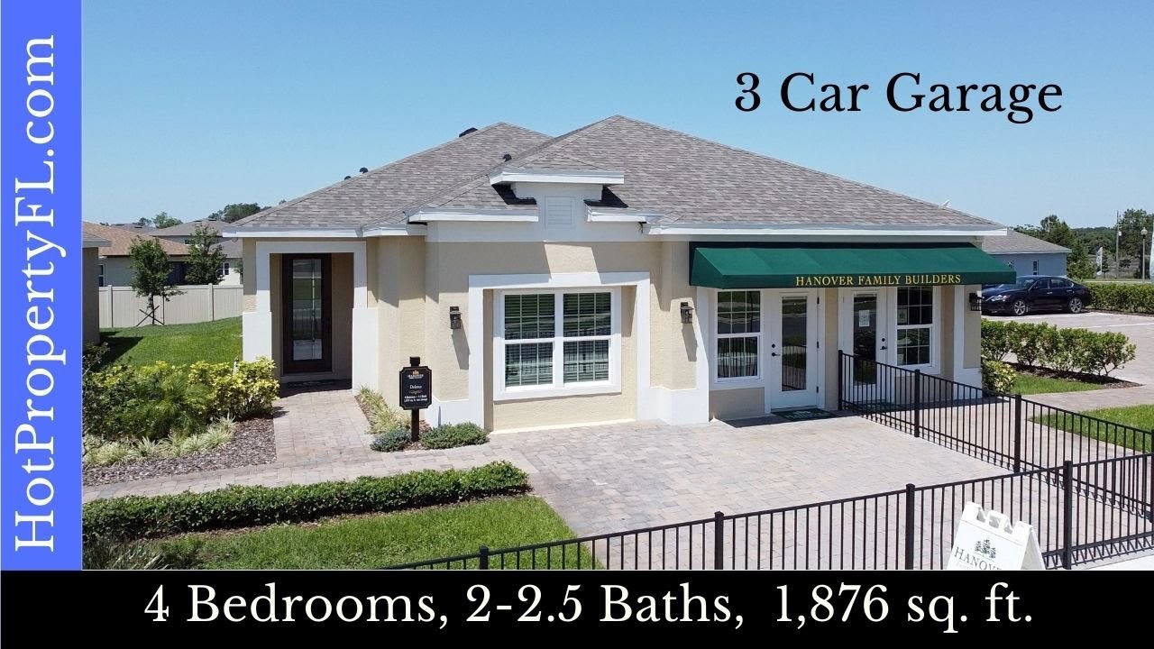 Florida Model Home Tour | Delano Model | 3 Car Garage | Groveland / Orlando | Preserve At Sunrise