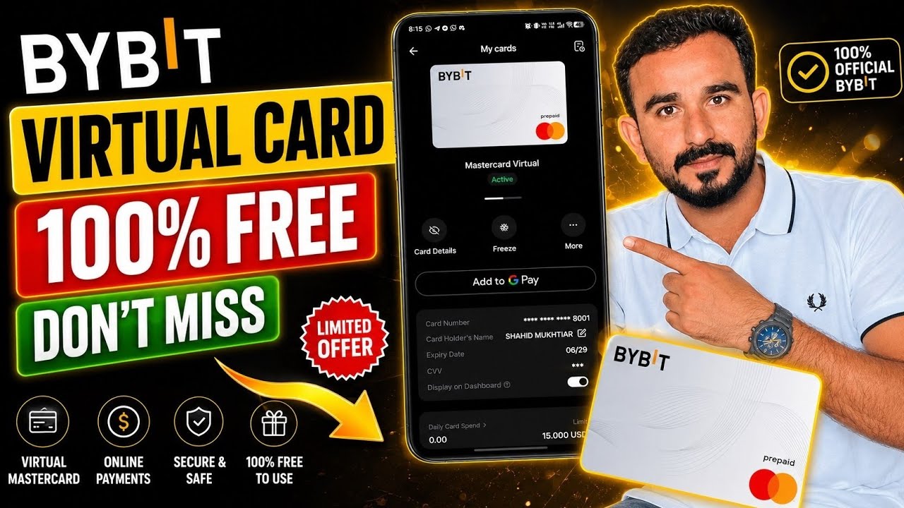 Bybit Virtual Card Full Guide | Best virtual Card Details
