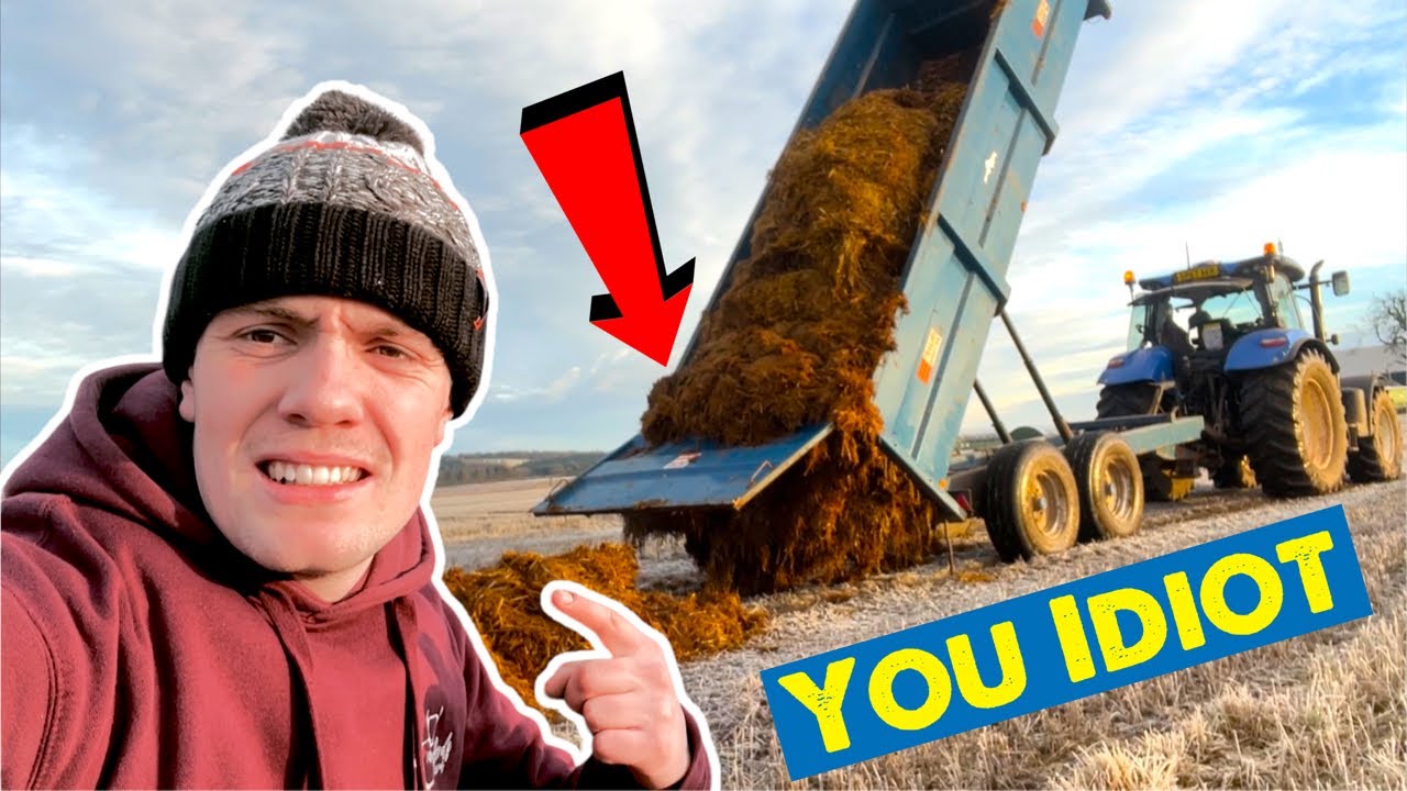 I Was A Bad Farmer Today | Broken Trailer Door | Sledge Hammer Required