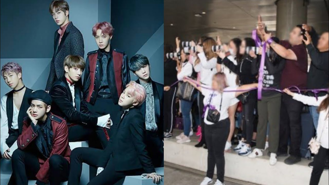 A.R.M.Y Praised For Protecting BTS At Airports By Creating &ldquo;Purple Ribbon&rdquo; Barriers