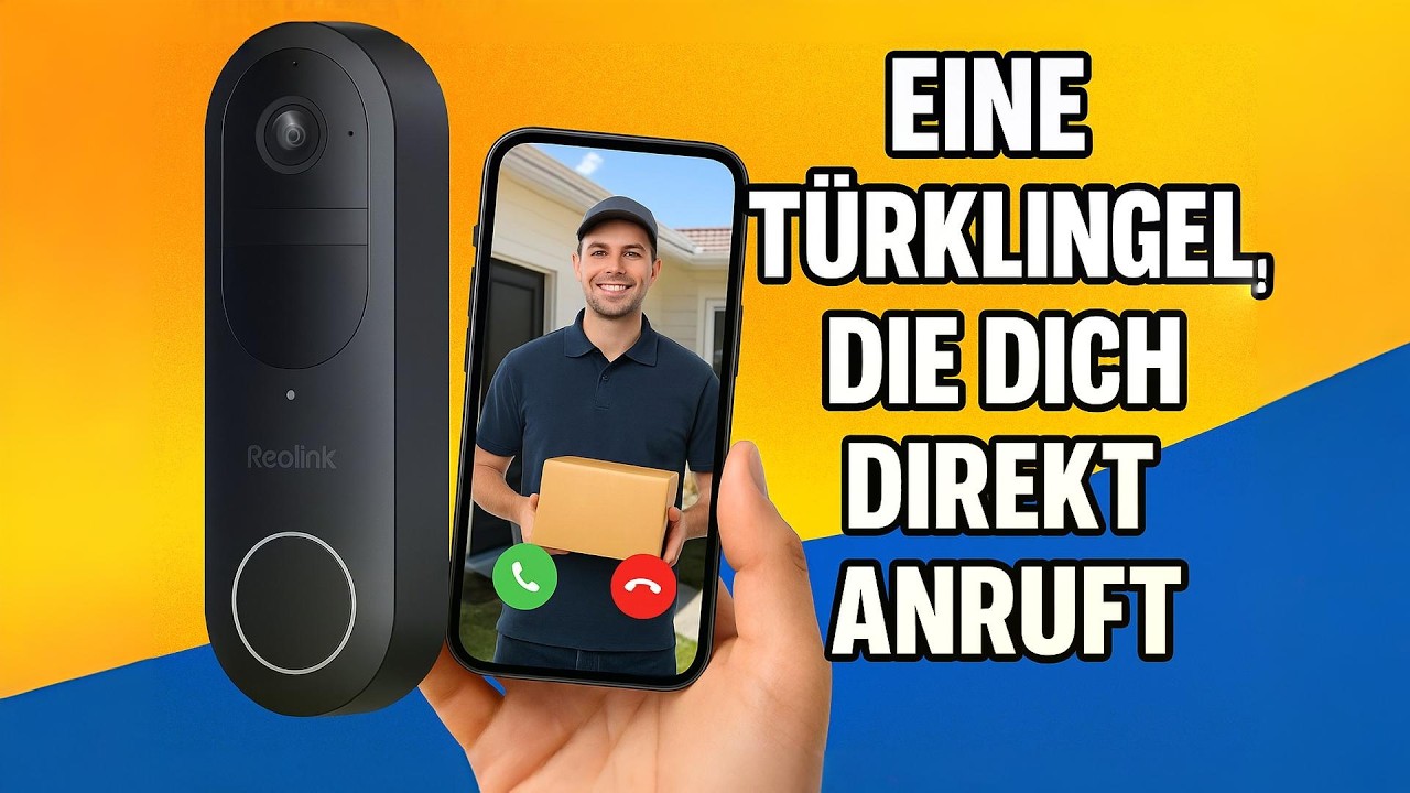 Diese Türklingel RUFT dich an! Reolink Doorbell Battery im Test