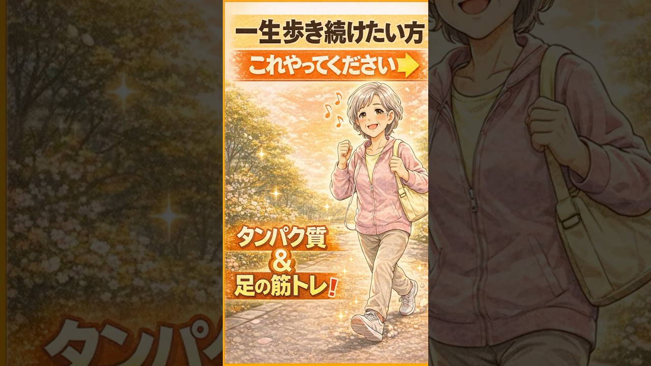 一生歩き続けたい方必見！#高齢者の健康 #健康習慣