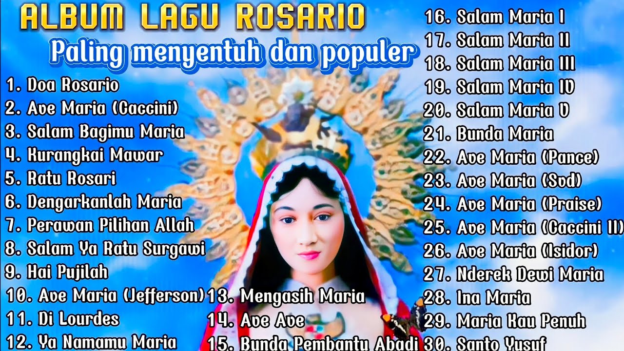 NONSTOP LAGU ROSARIO KATOLIK PALING MENYENTUH & POPULER 2025
