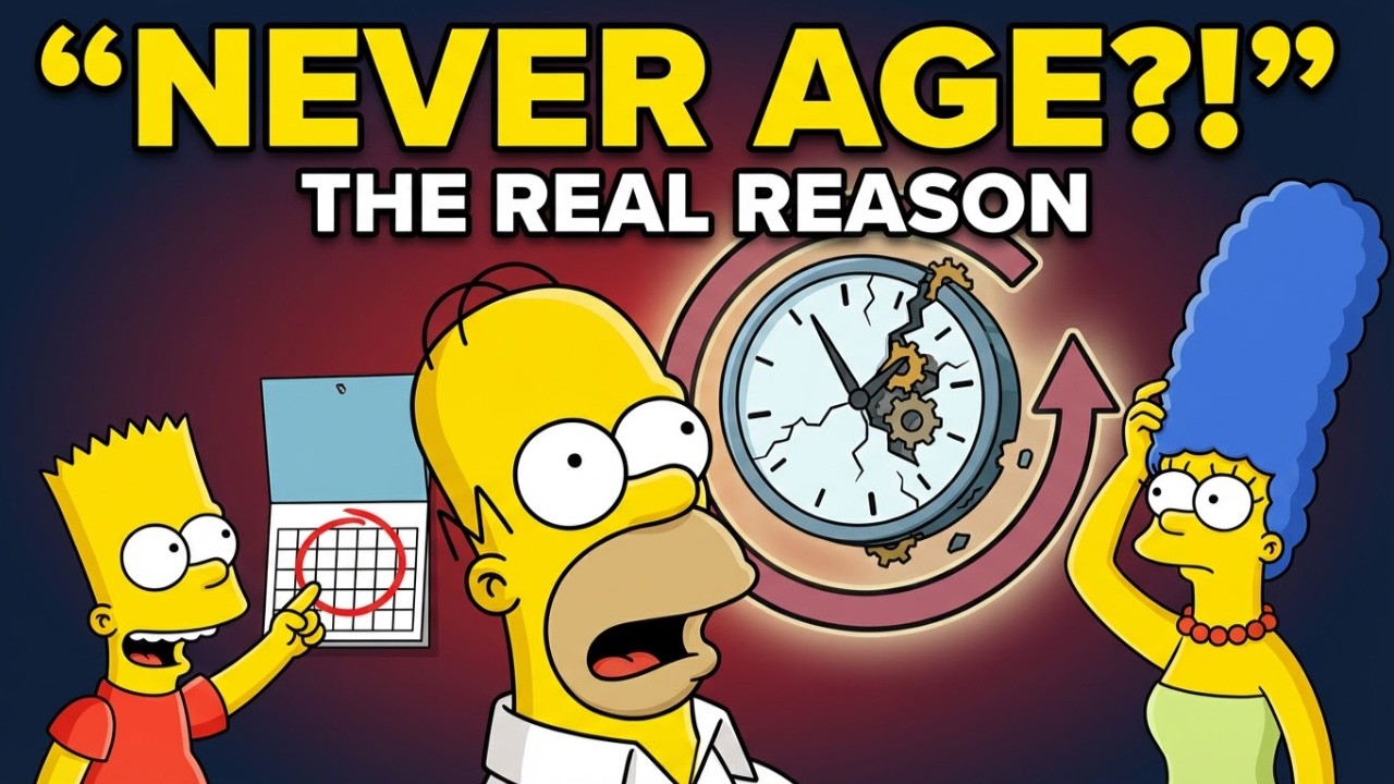 The Simpsons Don't Age And Here's Why - Simpsons Lore To Fall Asleep to