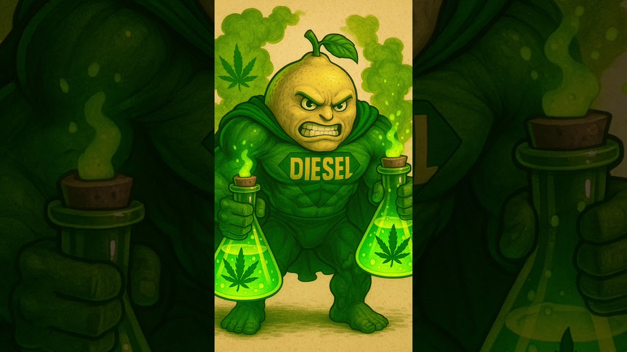 Bruce Lemon Diesel power #funny #cannabis #superhero #brucelemondiesel
