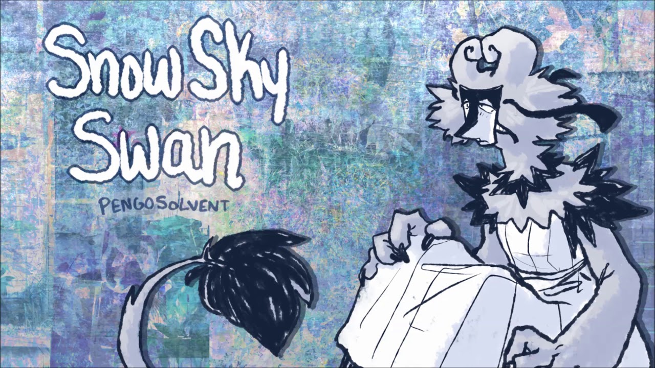 Snow Sky Swan