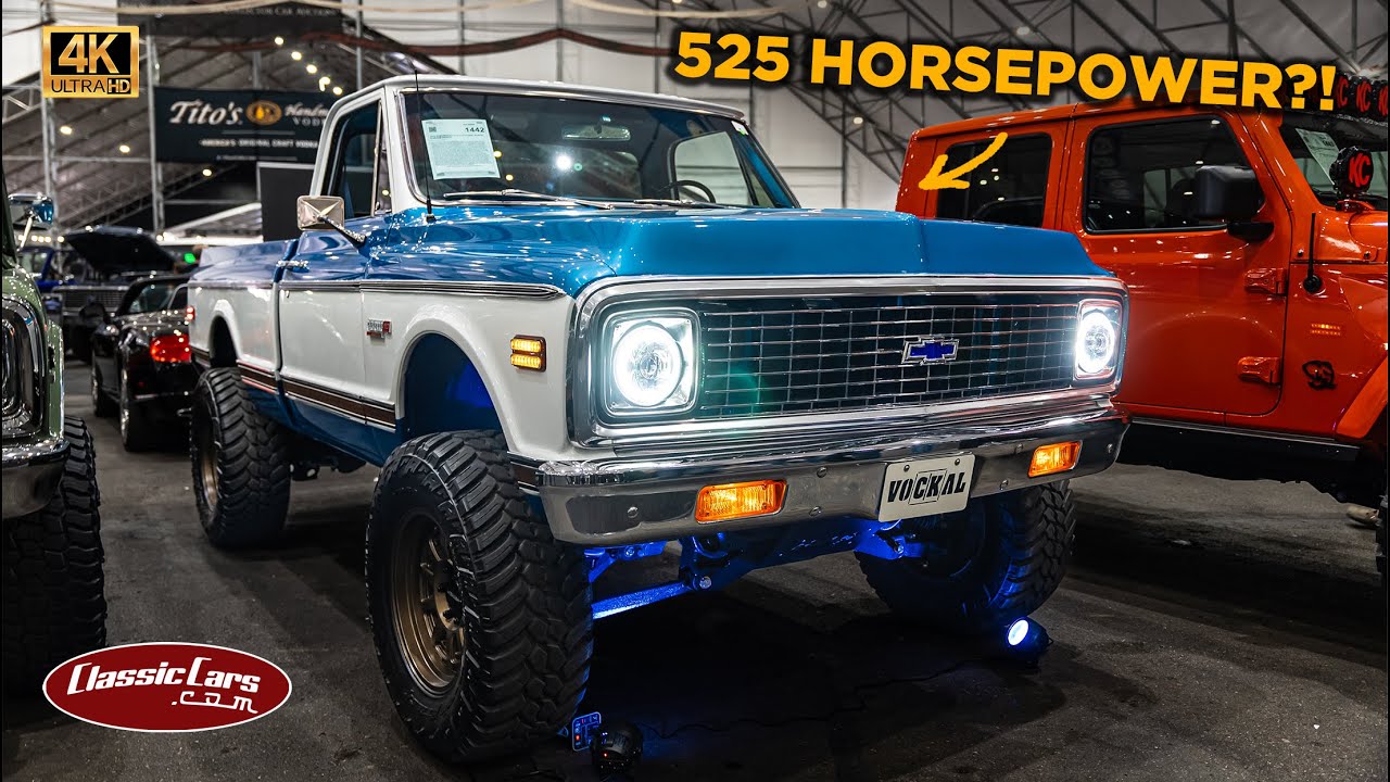 Невероятно отреставрированный Chevrolet K10 Cheyenne Super Pickup 1972 года!