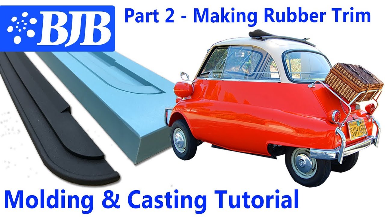 Make Auto Rubber Trim w/ Silicone Molds | Tutorial