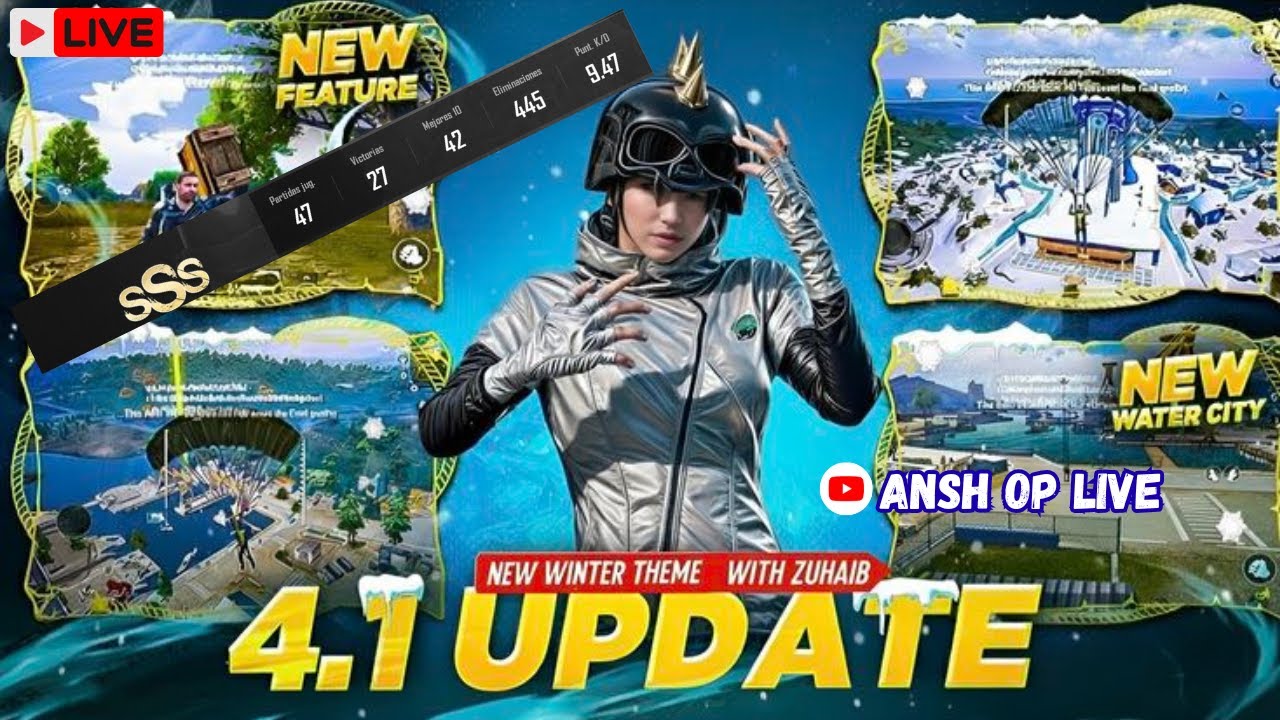 HAPPY NEW YEAR  UC GIVEWAY🔥 Squad Rush BGMI \ PUBG Squad Gameplay 1v4  💥