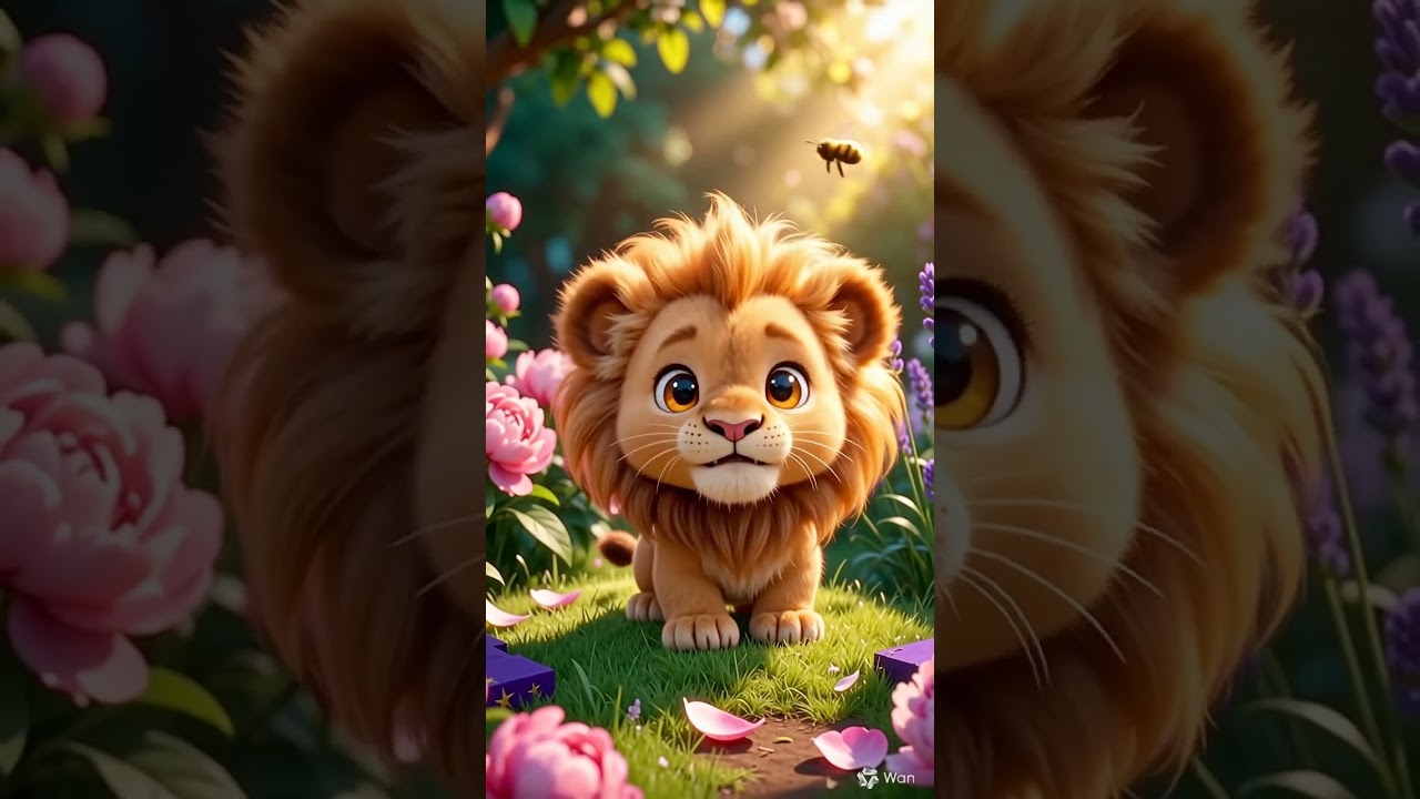 Lion Pops Out of a Magic Box! 🦁 | Learn "LION" in English | LARA MINIC KIDS