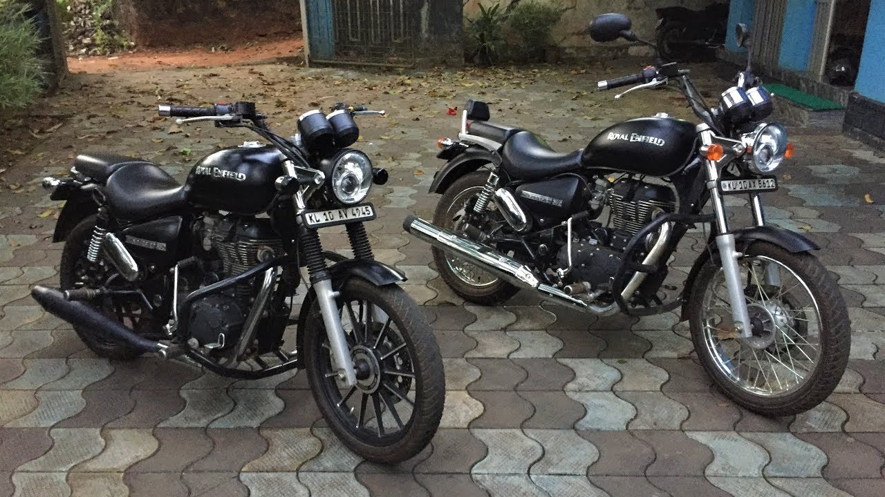 Royal Enfield Thunderbird STOCK vs MODIFIED