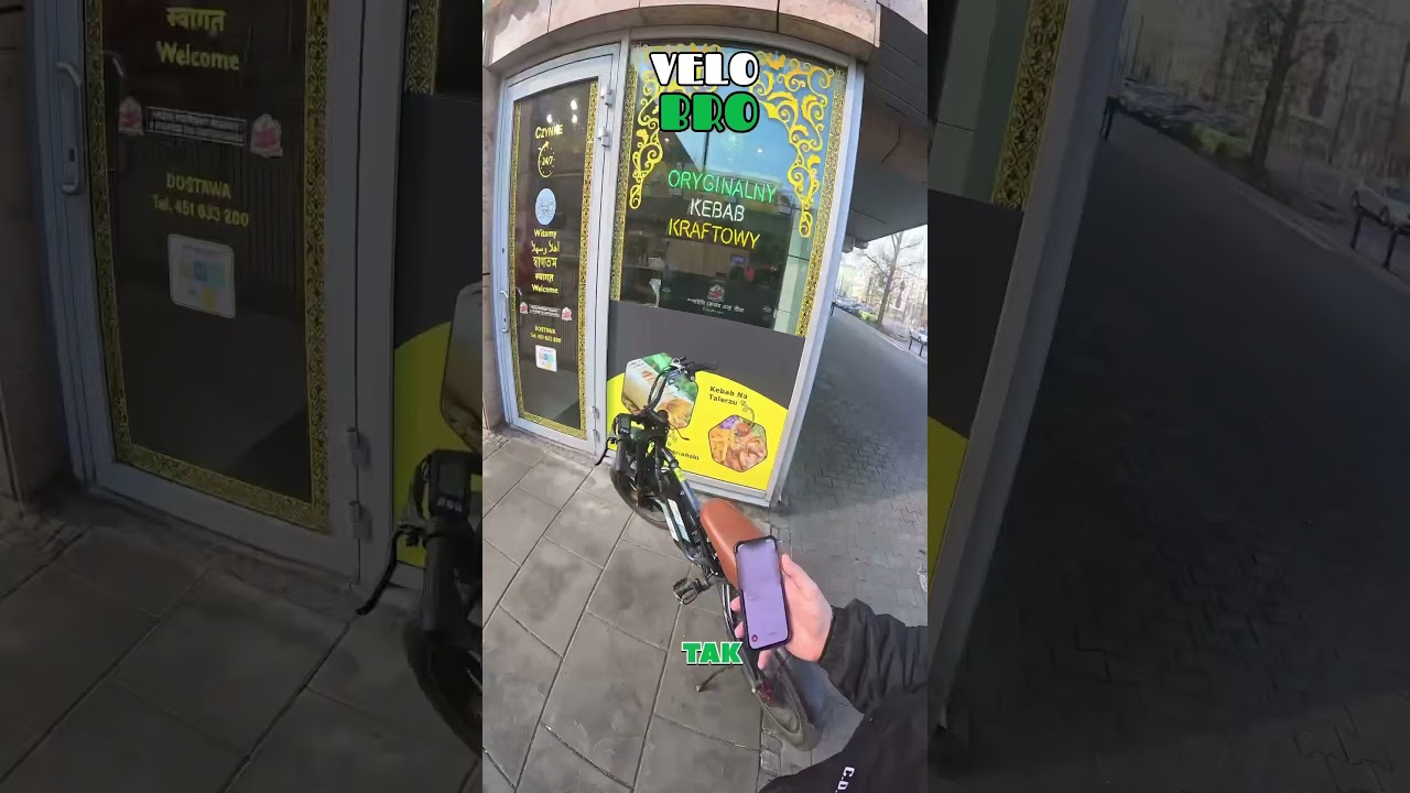 #доставка #курьер #велокурьер #velobro  #работавпольше#фейл #неожиданно #кебаб#влог #glovo #uber