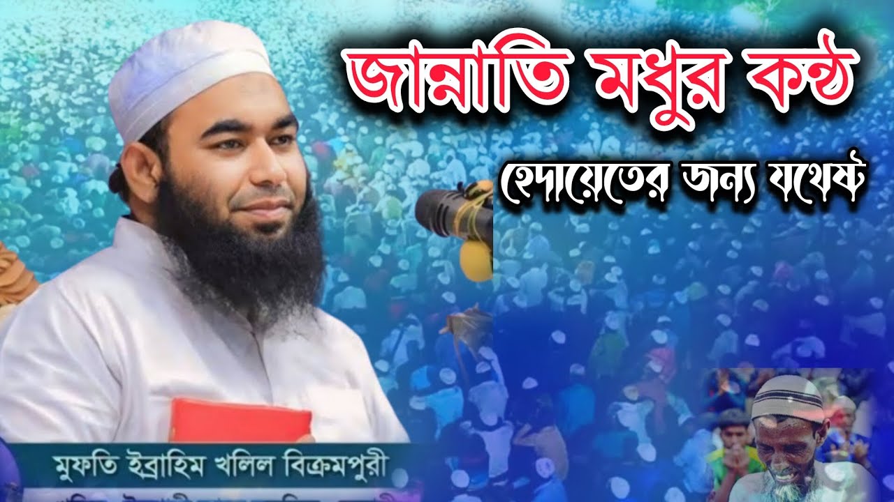 জান্নাতি মধুর সুর||হেদায়েতের জন্য যথেষ্ট||মাওলানা ইব্রাহিম খলিল বিক্রমপুরী 2025||Bangla waz